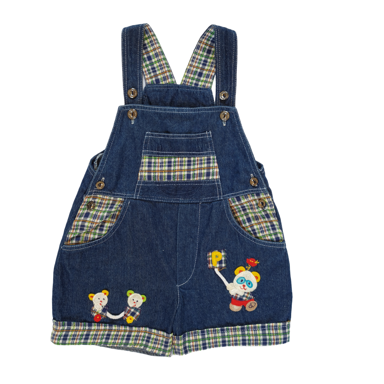 Tiny Panda Dungarees