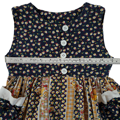 Floral Dress with Teddy Bears