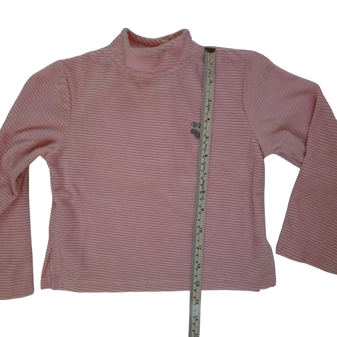 Pink Cord High-Neck