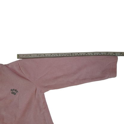 Pink Cord High-Neck