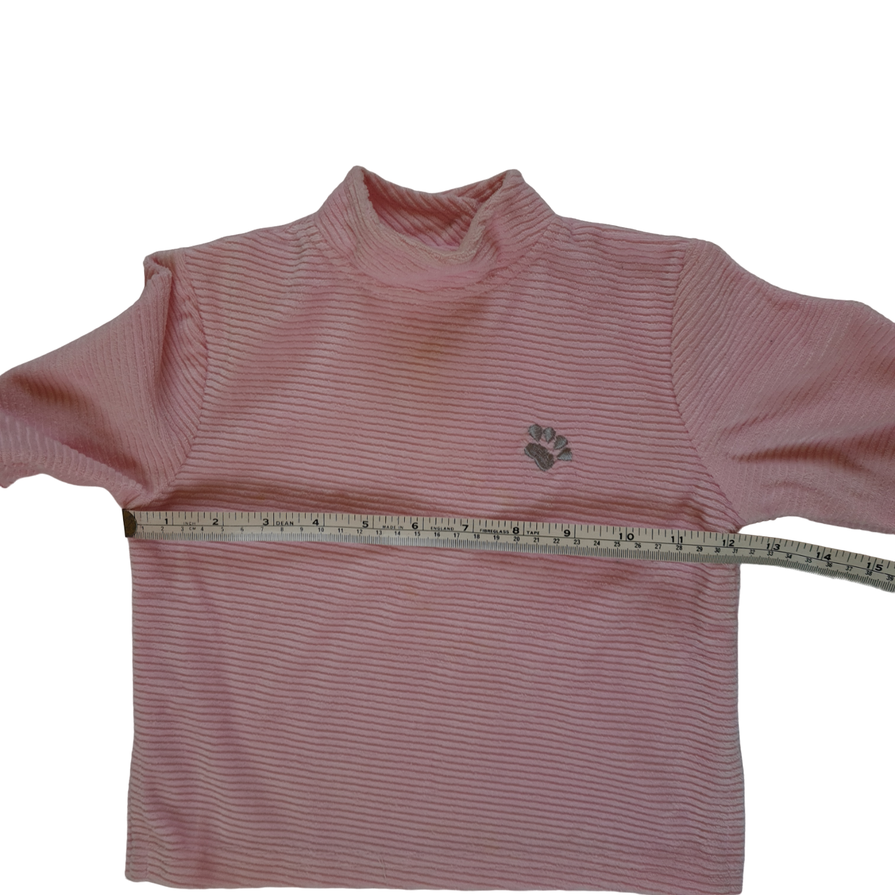 Pink Cord High-Neck