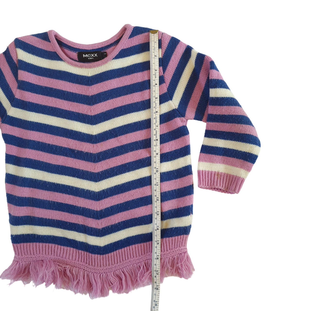 Striped Purple, White and Blue Jumper