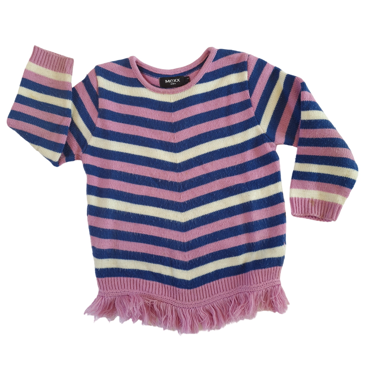 Striped Purple, White and Blue Jumper