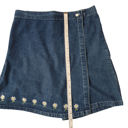 Daisy Denim Skort