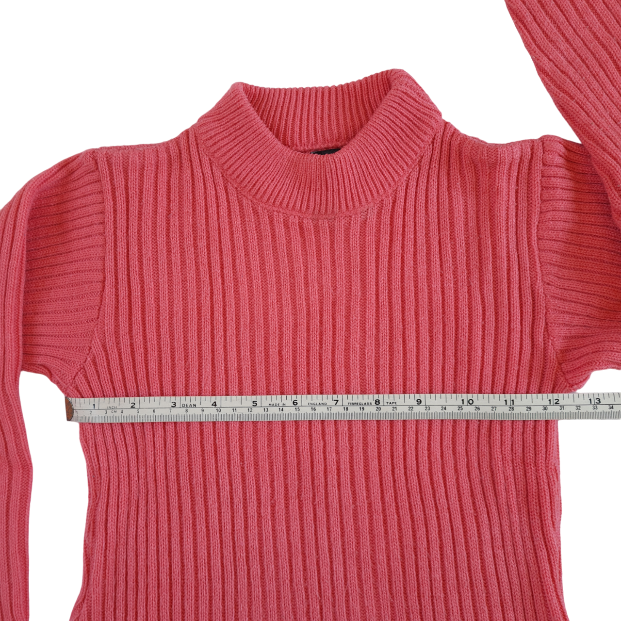 Ribbed Pink Jumper