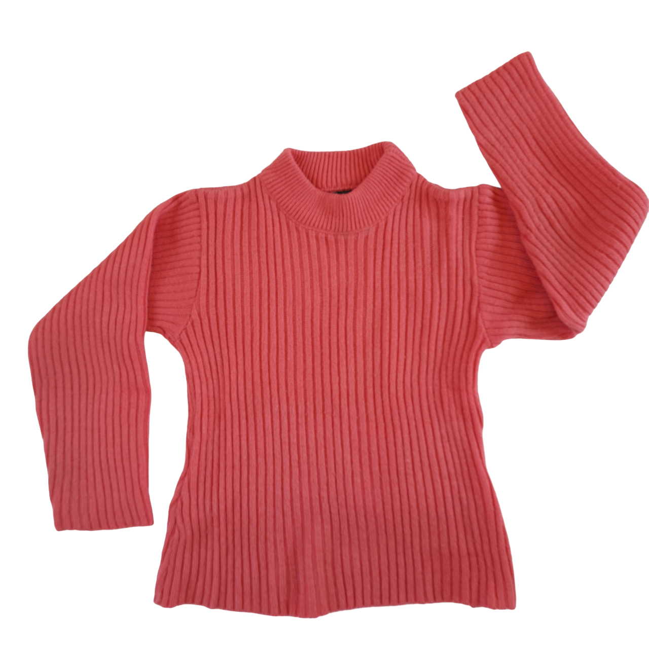 Ribbed Pink Jumper