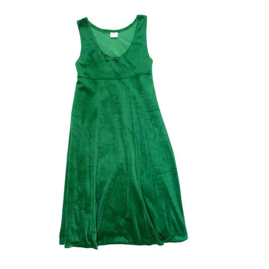 Green Velour Dress